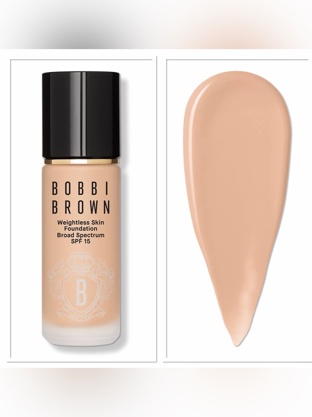 MSRP$56 | Bobbi Brown Weightless Foundation Cool Beige (C-046)